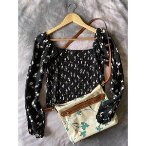 Floral Crossbody Purse